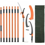 Manual Pole SAW,7.3-27 Ft Extendable Tree Pruner,sharp Steel Blade And Scissors. Fixed Price $114.64.