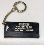 Vintage Stanley Tools Gardening Shovel Rake Lawn Mowers Yard Keychain. Fixed Price $32.99.