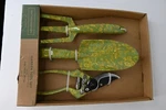 Smith & Hawken Aluminum Pruner, Cultivator Trowel Gardening Set Green Floral. Fixed Price $24.99.