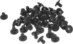 Uxcell 50PCS Silicone Plugs, Rubber Round Snap Locking Hole For 2.5-3MM. Fixed Price $11.34.