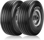 Cenipar 4.10/3.50-4" Flat Free Tire And Wheel 10" 10X3.50-4 , Gray. Fixed Price $42.63.