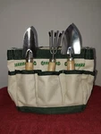 New Pure Garden 3 Piece Indoor Tool Set And Nylon Bag W/ 7 Outer Pockets. Fixed Price $19.99.