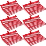 Lasnten 6 Pcs Manure Fork Head Bulk 18 Tines Pitch Replacement (red). Fixed Price $39.99.