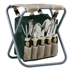 Folding Garden Stool With Detachable Bag Hand Tools Pure 50-157. Fixed Price $24.99.
