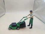Bruder 62103 Bworld Gardener With Mower And Tools Used. Fixed Price $13.99.