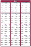 Extra Large 2025 2026 Wall Calendar Thick Paper Monthly Planner Red. Fixed Price $10.79.